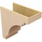 Ekena Millwork 11"W x 22"D x 22"H Classic Pescadero Rough Cedar Woodgrain TimberThane Corbel, Primed Tan CORUR11X22X22PECRCPR - alternate 6